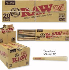 Raw | Cones | 1 1/4 | 20 pk