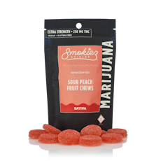 Sour Peach Fruit Chews (250mg)
