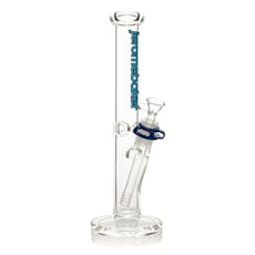 JB - Straight Base Water Pipe - 12" Blue
