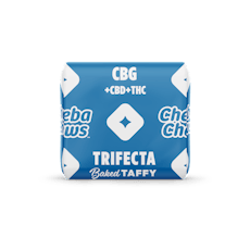 Cheeba Chews | Trifecta 1:1:1 (THC:CBD:CBG) Caramel Taffy | 20 Pack (100mg)