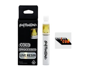 Oakfruitland - Ultimate LCG (Indica) Live Resin All-In-One Vape 1g