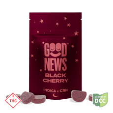 Good News | Black Cherry CBN 10 ct | 110mg Gummies