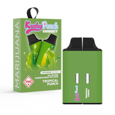 Kushy Punch: Live Resin Vape | Tropical Punch | Connect | All-In-One | 0.5g ea | 2pk