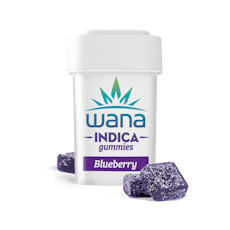 WANA - CLASSIC - GUMMIES - 100MG - 10PK - BLUEBERRY - INDICA