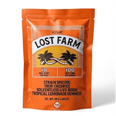 LOST FARM - GUMMIES ROSIN - 100MG - 10PK - TROP CHERRIES, TROPICAL LEMONADE - SATIVA
