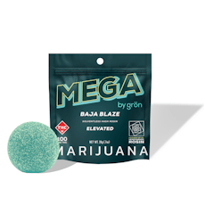 Baja Blaze (Sativa) MEGA Pearl Rosin Gummy 1pk - 100mg