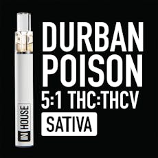 In House | Disposable Vape | Durban Poison 5:1 | 500mg