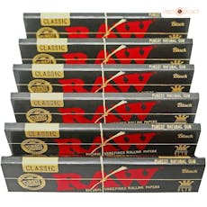 Raw Black Classic King Size Slim Rolling Paper