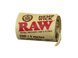 Raw Hemp Wick - 10ft