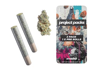 Project Packs Pre-Rolls (2pk) 2g - Pave