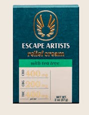 Escape Artists - Tea Tree Relief Cream (4:2:4) (CBD:THC) 2oz - 400mg