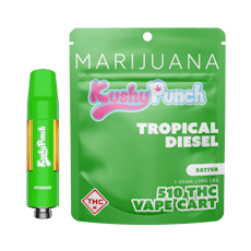 Kushy Punch: Vape | Tropical Diesel | Cartridge | 1g