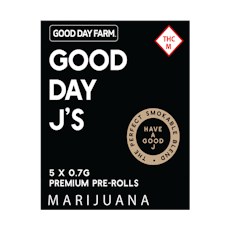 GDF: Pre-Roll Pack | Mint Chip Gelato | Good Day J's | 0.7g ea | 5pk