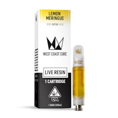 West Coast Cure - Tropical Lemonade (Sativa) Live Resin Cartridge 1g