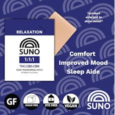 SUNO Transdermal Patch 50mg Relaxation 1:1:1