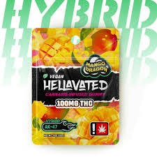 Hellavated 100mg Mango Dragon Gummiez