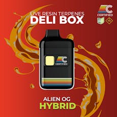 Certified Cultivators - Alien OG LRT Delibox Disposable - 1g - 2 Day