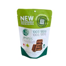 420 Mini 1:1:1:1 CBG:CBC:CBD:THC Hemp Crunch. 10pk- Evergreen Herbal