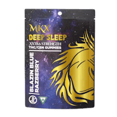 4:1 Blazin Blue Raspberry 200mgTHC:50mgCBN Deep Sleep Gummies by MKX