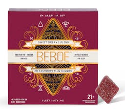Beboe | Raspberry Plum | 5:1 THC:CBN | 20pk | 100mg