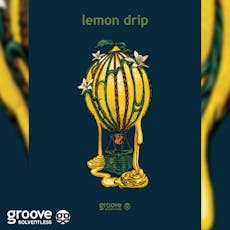 Lemon Drip Strain Art Poster (18x24)
