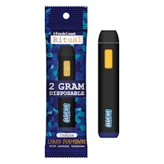 RITUAL | GRAPE APE | INDICA | LIQUID DIAMONDS DISPOSABLE | 2G | REC