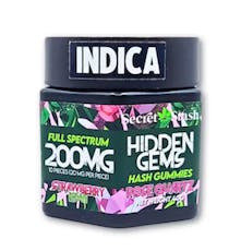200mg (indica) Hash Rosin Strawberry Kiwi Gummy