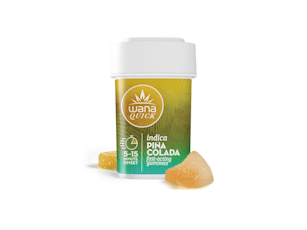 Wana Gummies - Quick Pina Colada Indica 100mg