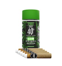 40's Infused Strawnana Mini Blunts 2.5g (0.5g ea | 5-Pack)