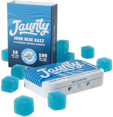Live Rosin Sour Blue Razz - THC Gummie 10 Pack (100mg)