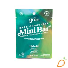 100mg Mini Dark Chocolate Bar Gron