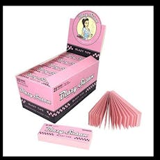 Blazy Susan Pink Filter Tips - Perforated Rolling Paper Tips - 25 Pack
