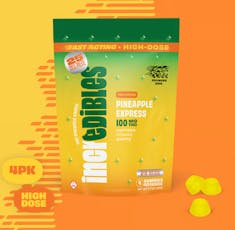 Incredibles Gummies (Fast Acting) Pineapple Express High Dose (H) 2pk 100mg