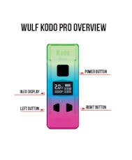 Yocan | Wulf x Kodo PRO | 510 Battery - 400mAh