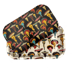 ZZZ's Rolling Tray With Cover - Shroom Booties - Large