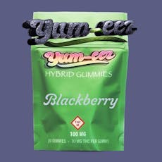 YUM-EEZ - GUMMIES - 100MG - 10PK - BLACKBERRY - HYBRID