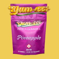 YUM-EEZ - GUMMIES - 250MG - 10PK - PINEAPPLE - INDICA