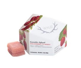 WYLD | Strawberry CBD 20:1 Enhanced Gummies 10mg