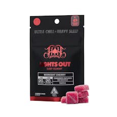 HEAVY HITTERS / LIGHTS OUT / SLEEP / 20MG GUMMY 5 PACK