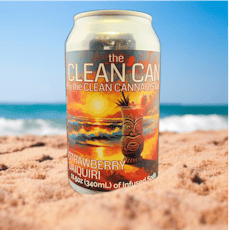 Clean Cannabis Co. Strawberry Daiquiri Soda 10mg