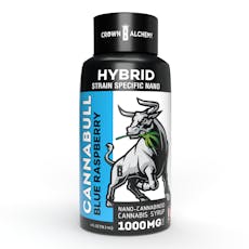 CANNABULL | Blue Raspberry | 1000mg | THC | Syrup