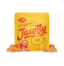 Jaunty - Orange Swirl 1:1 CBG - Hash Rosin Gummies - 100mg