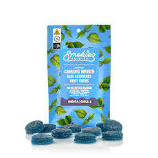 Smokiez | Blue Raspberry | Indica | Edible | 10 Pk