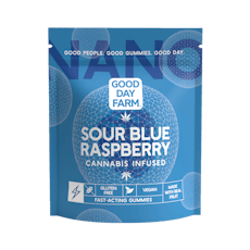 GDF: Fast-Acting Gummies | Sour Blue Raspberry | 100mg | 10pk