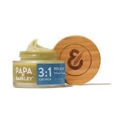 Papa & Barkley | 3:1 CBD:THC Releaf Balm NY | 50mL | THC 168mg | CBD 486mg