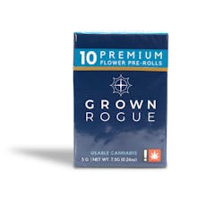 Grown Rogue - Kush Mints #11/Trainwreck Pre-Roll 10pk - 5g