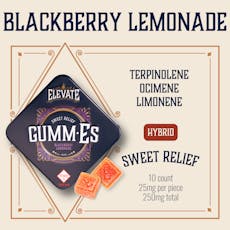 ELEVATE - GUMM-ES - GUMMIES - 250MG - 10PK - BLACKBERRY LEMONADE - HYBRID