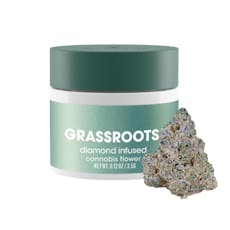 Grassroots | Diamond Infused Flower | Orange Z | 3.5g