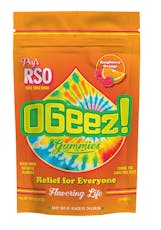 OGeez - Raspberry Orange - RSO Gummies - 100mg