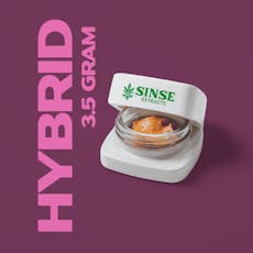 SINSE - BUDDER LIVE - 3.5G - HASH BURGERS - HYBRID